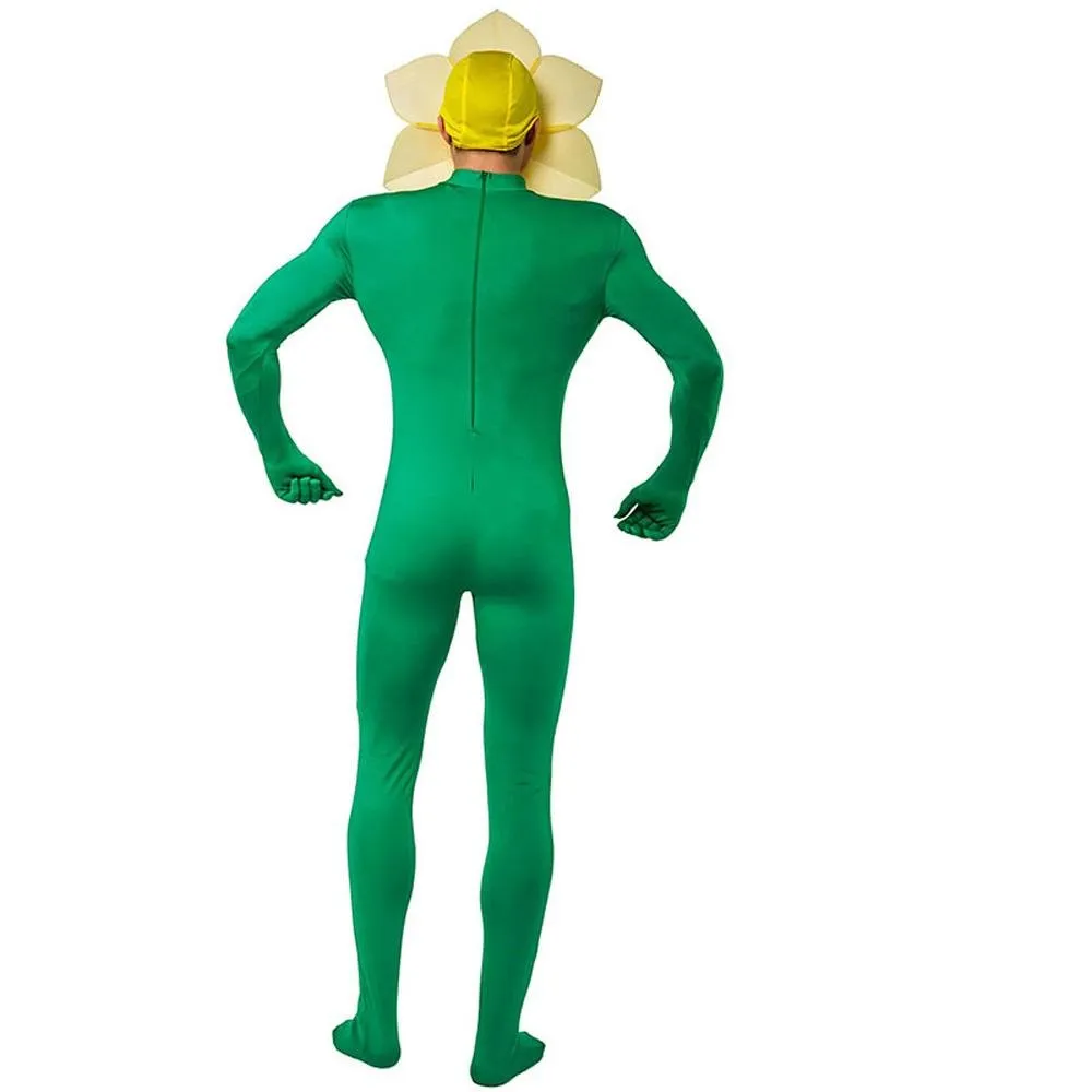 Adult Man Sunflower Funny Jumpsuit Cosplay Stage Performance Costume