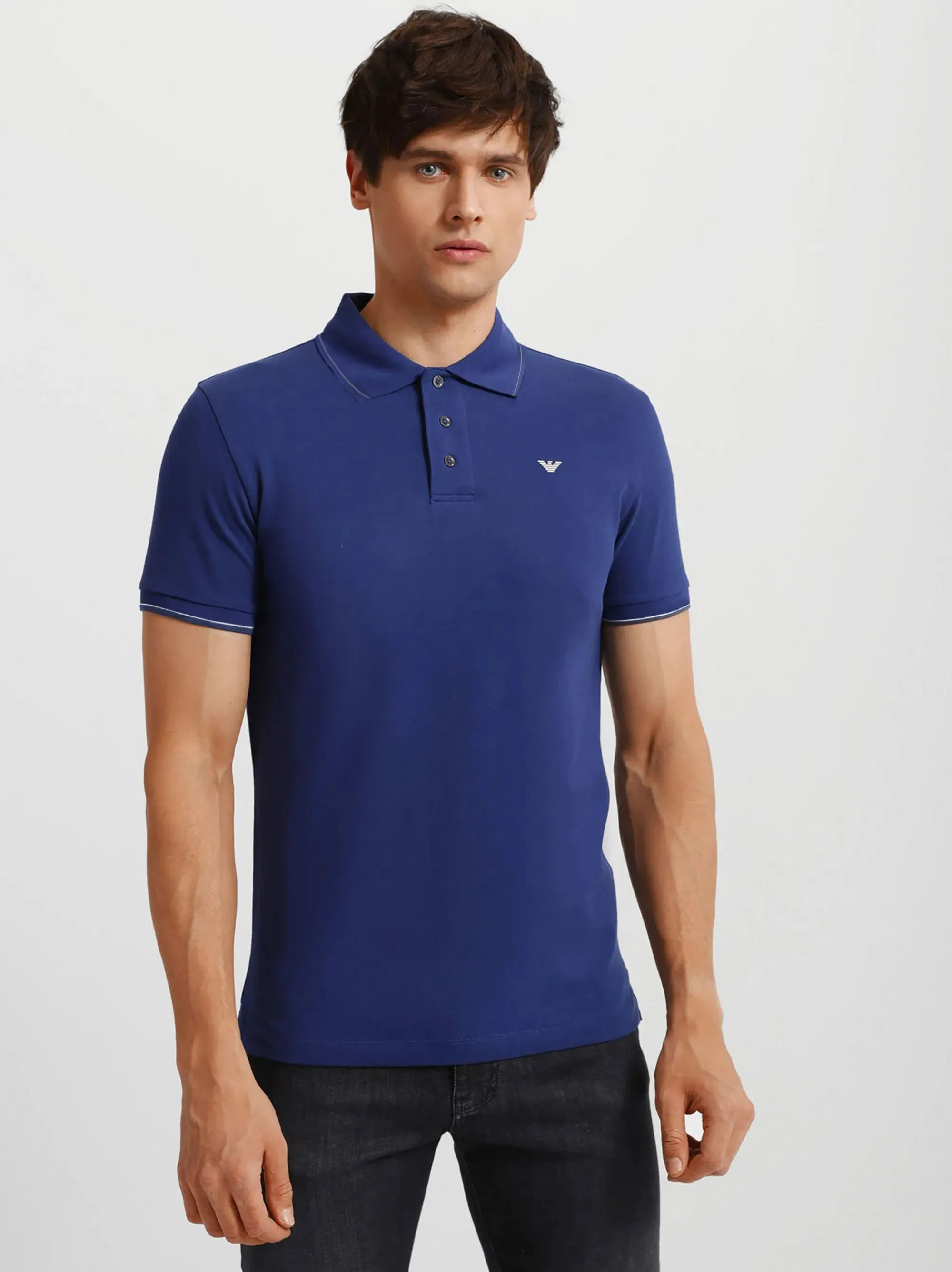 A|X Men Premium Quality stylish Navy Blue Polo Shirt