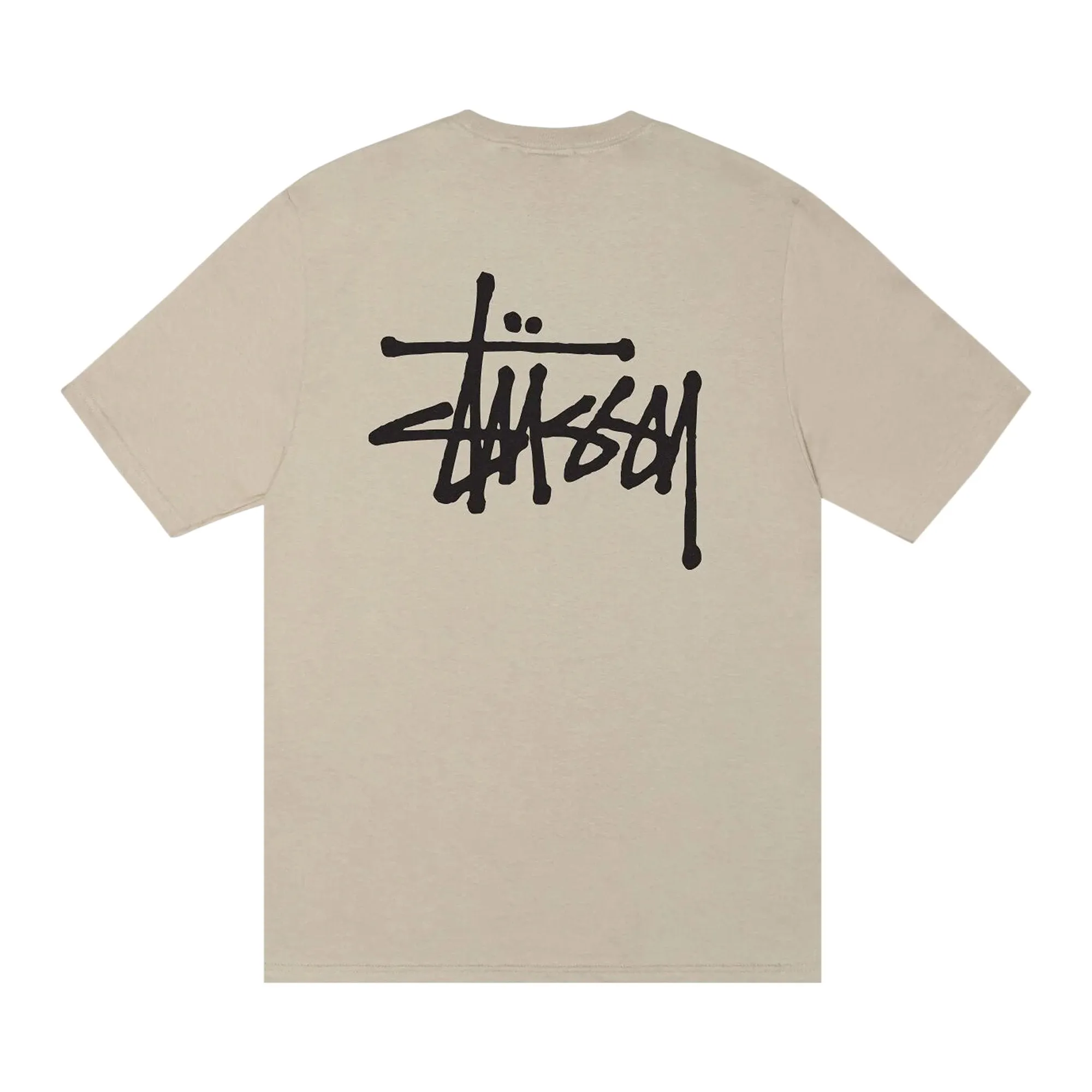 Basic T-Shirt Stussy Khaki