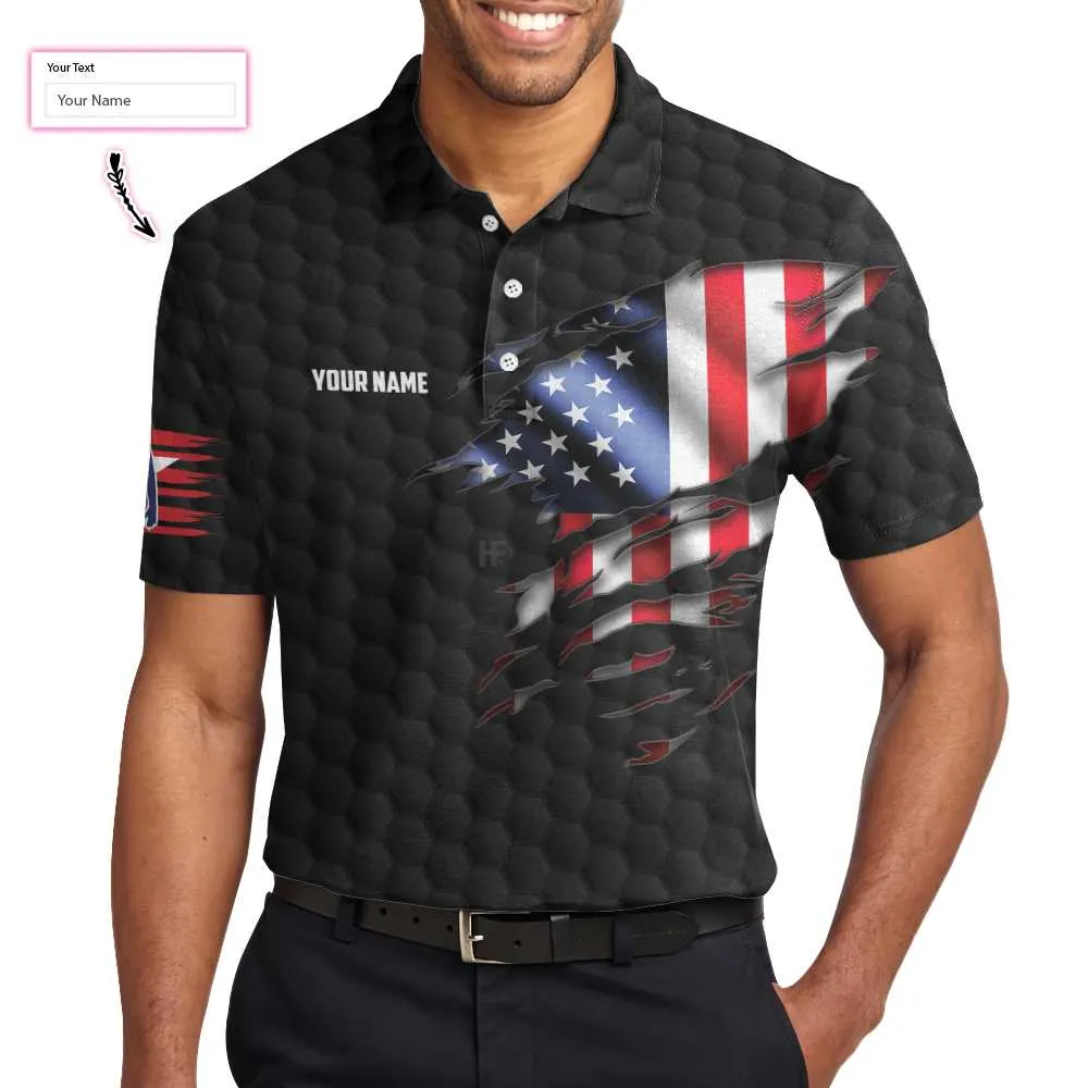 Black American Flag Bowling Custom Polo Shirt, Personalized American Flag Bowling Shirt For Bowling Fans Coolspod