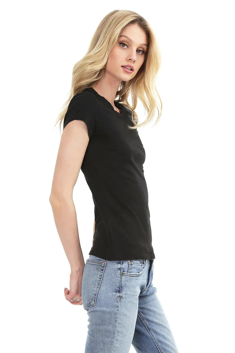 Bobi Slim Fit Crew Neck Tee