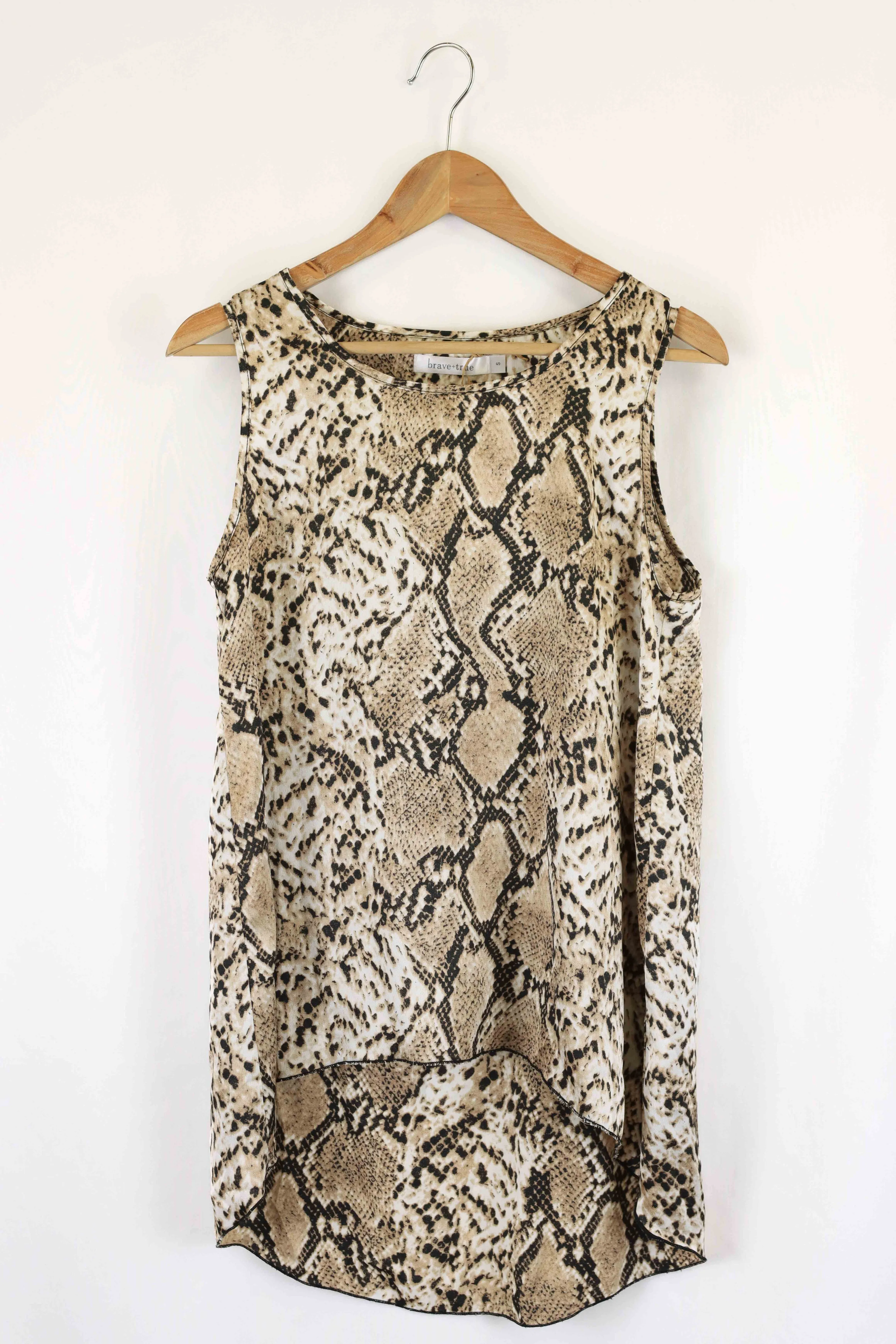 Brave   True Animal Print Singlet S