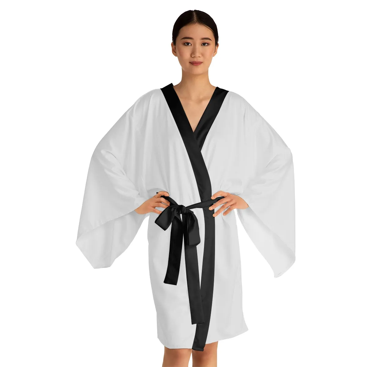 Crowgodshi Kimono Robe, CAROLINA BLUE