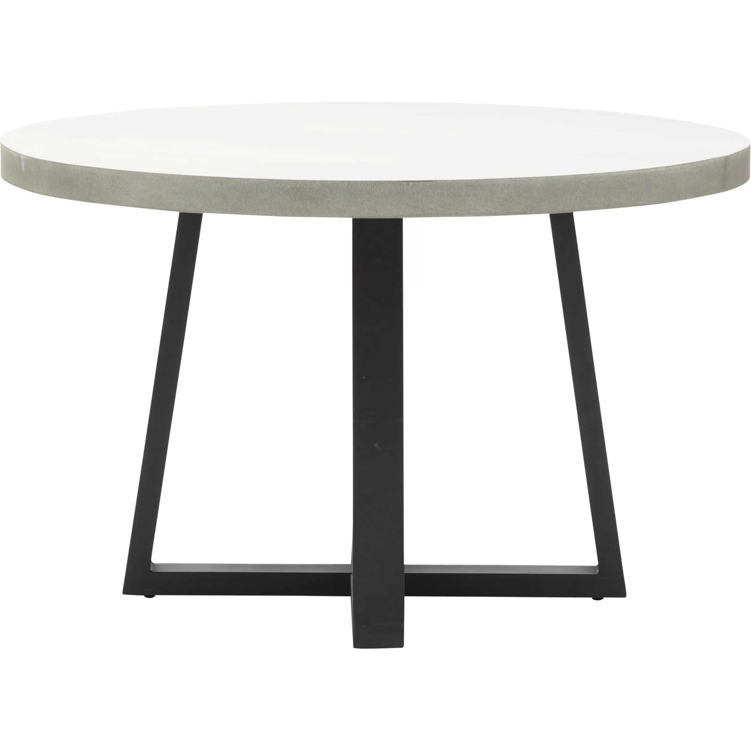 Cyrus 48" Round Dining Table, Grey