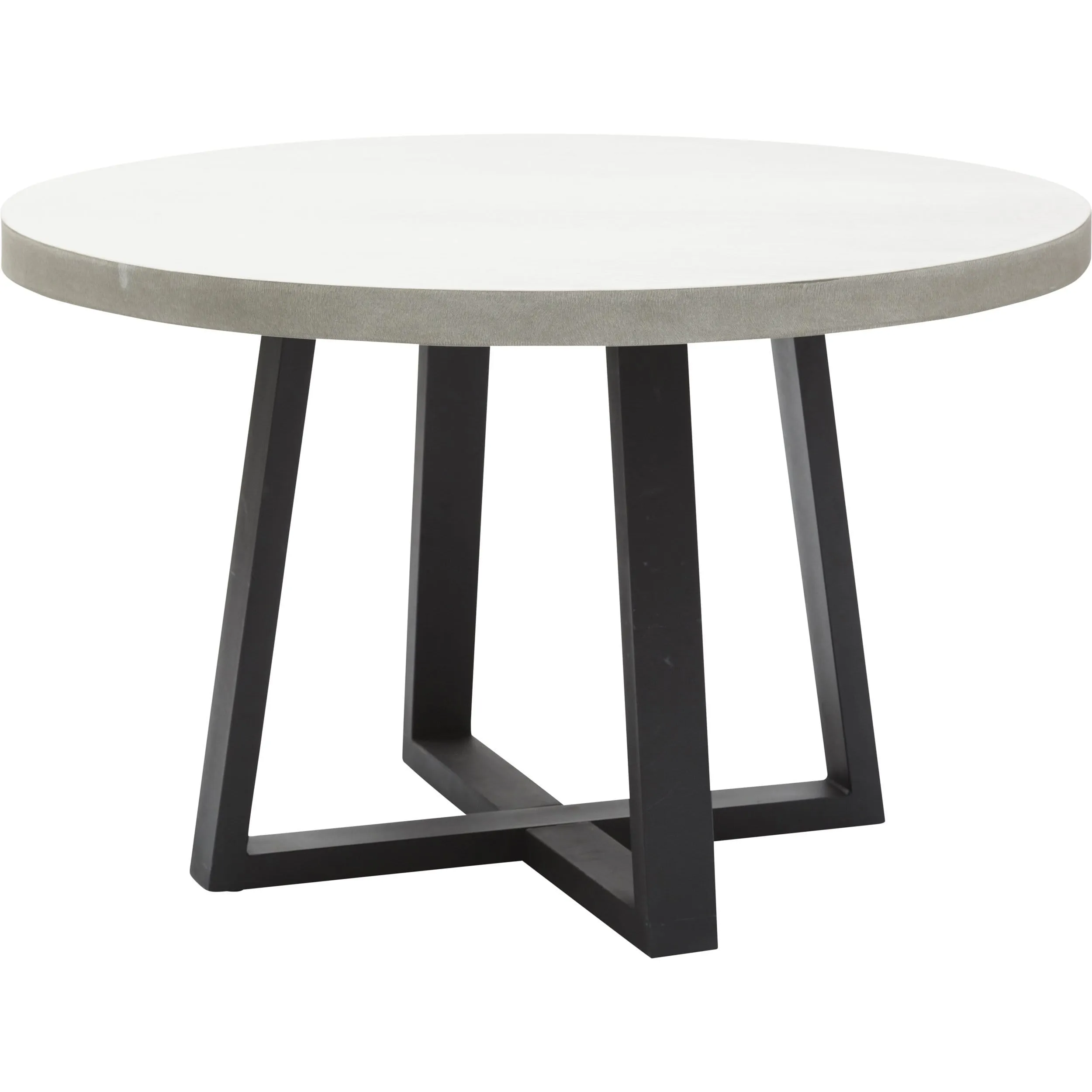 Cyrus 48" Round Dining Table, Grey