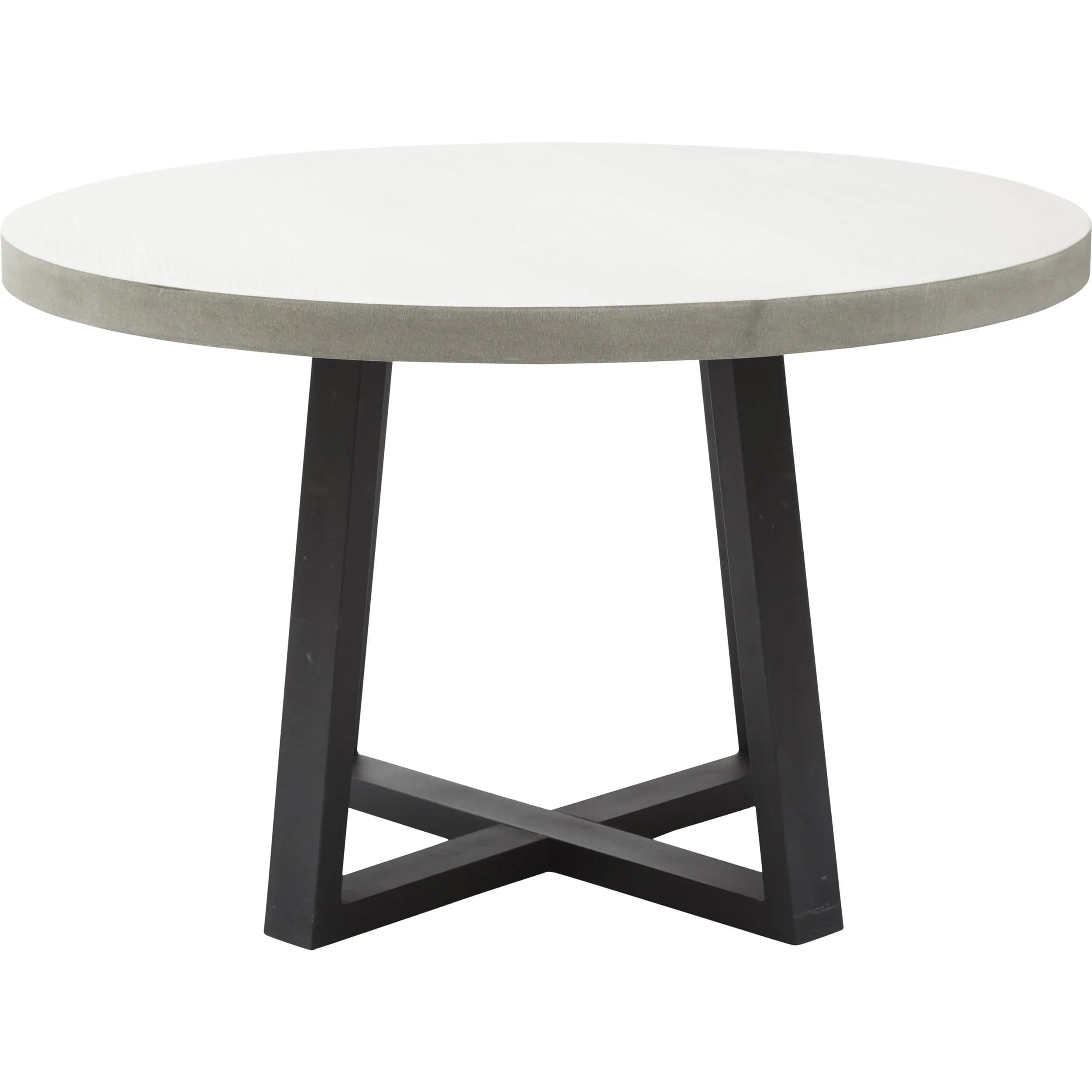 Cyrus 48" Round Dining Table, Grey