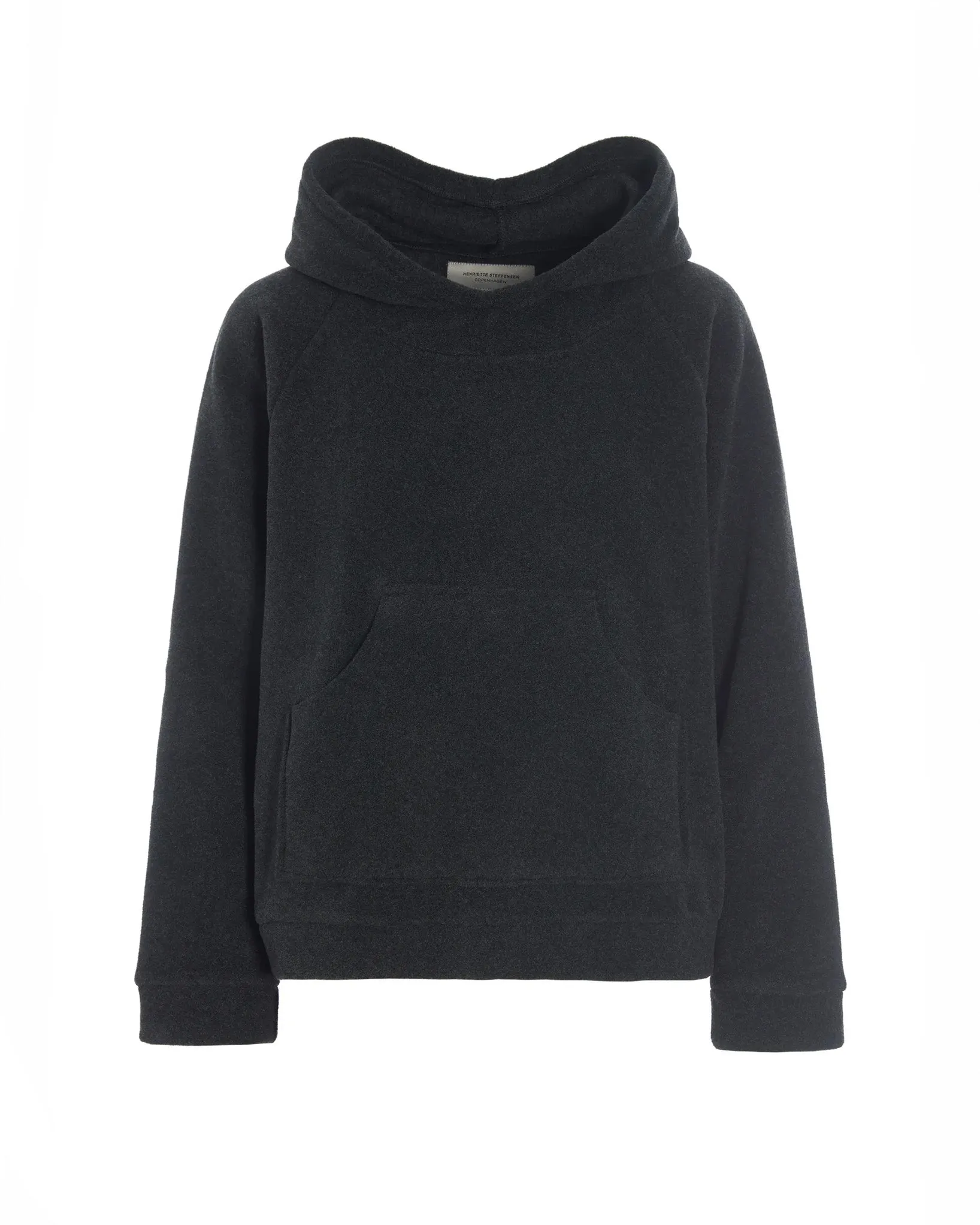 Henriette Cozy Fleece Hoodie | Soft Black