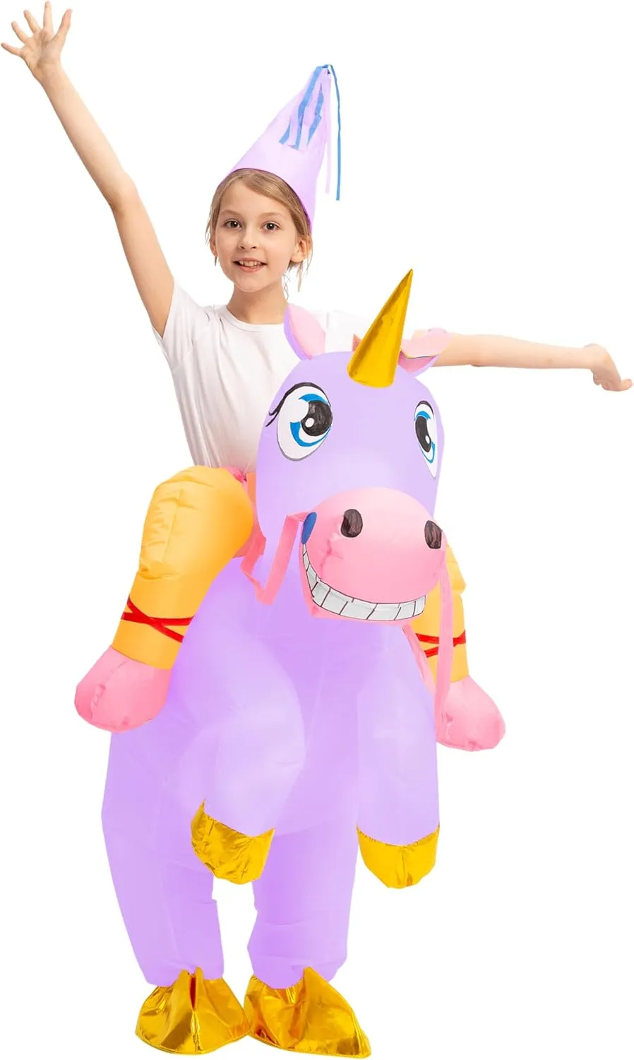 Kids Halloween Inflatable Costumes, Riding a Unicorn