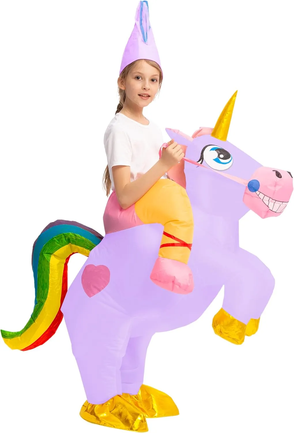 Kids Halloween Inflatable Costumes, Riding a Unicorn