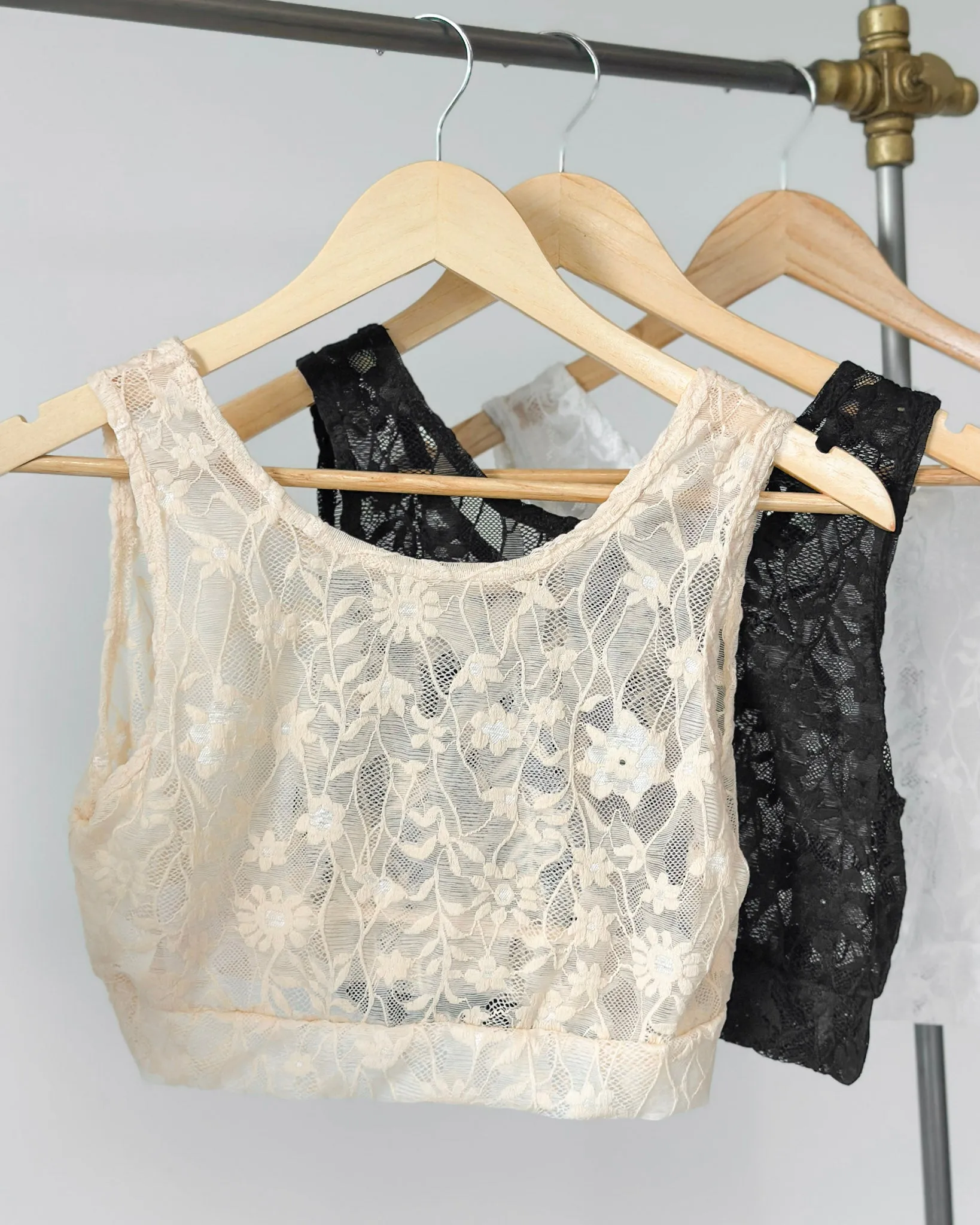 Lace Halftee Tank