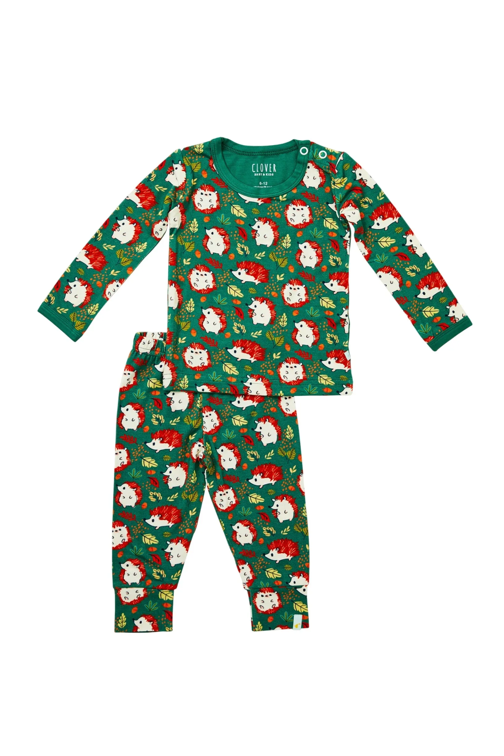 Long Sleeve Pajama Set - Hedgehogs