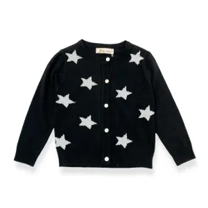 Lurex Star Merino Wool Blend Cardigan