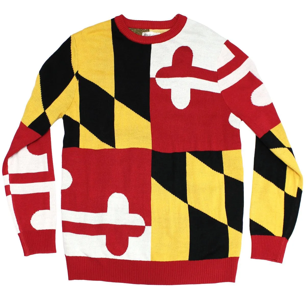 Maryland Flag Pattern / Knit Sweater