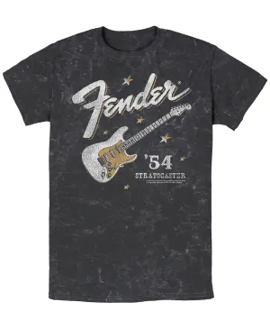 Men's Fender Western Stratocaster Short Sleeve Mineral Wash Fifth Sun T-Shirt, Black