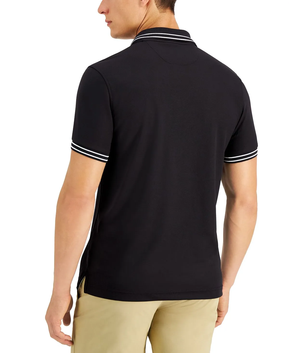 Men's Performance Stripes Polo Designed for Macy's Club Room Multi