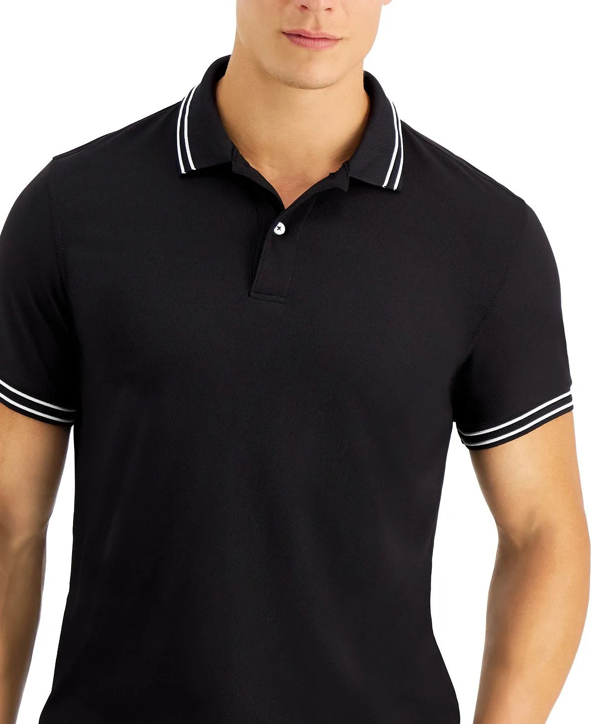 Men's Performance Stripes Polo Designed for Macy's Club Room Multi