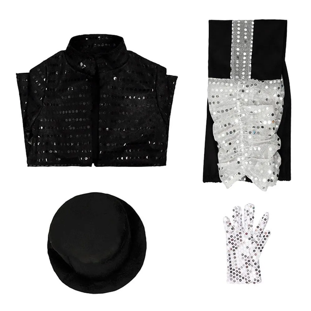 Michael Jackson Kids Performance Costume Tap Dance MJ Imitation Outfit