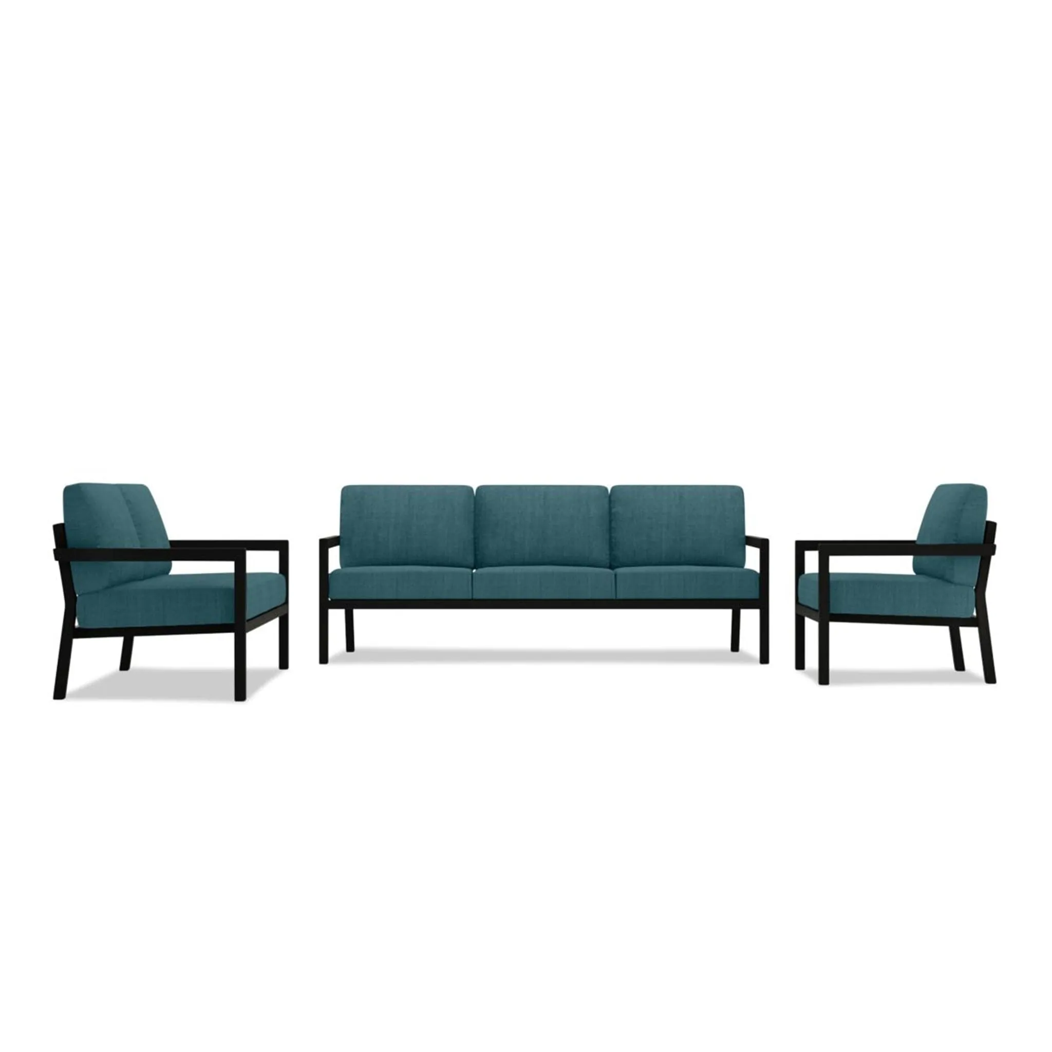 Pacifica 3 Piece Sofa Loveseat Set