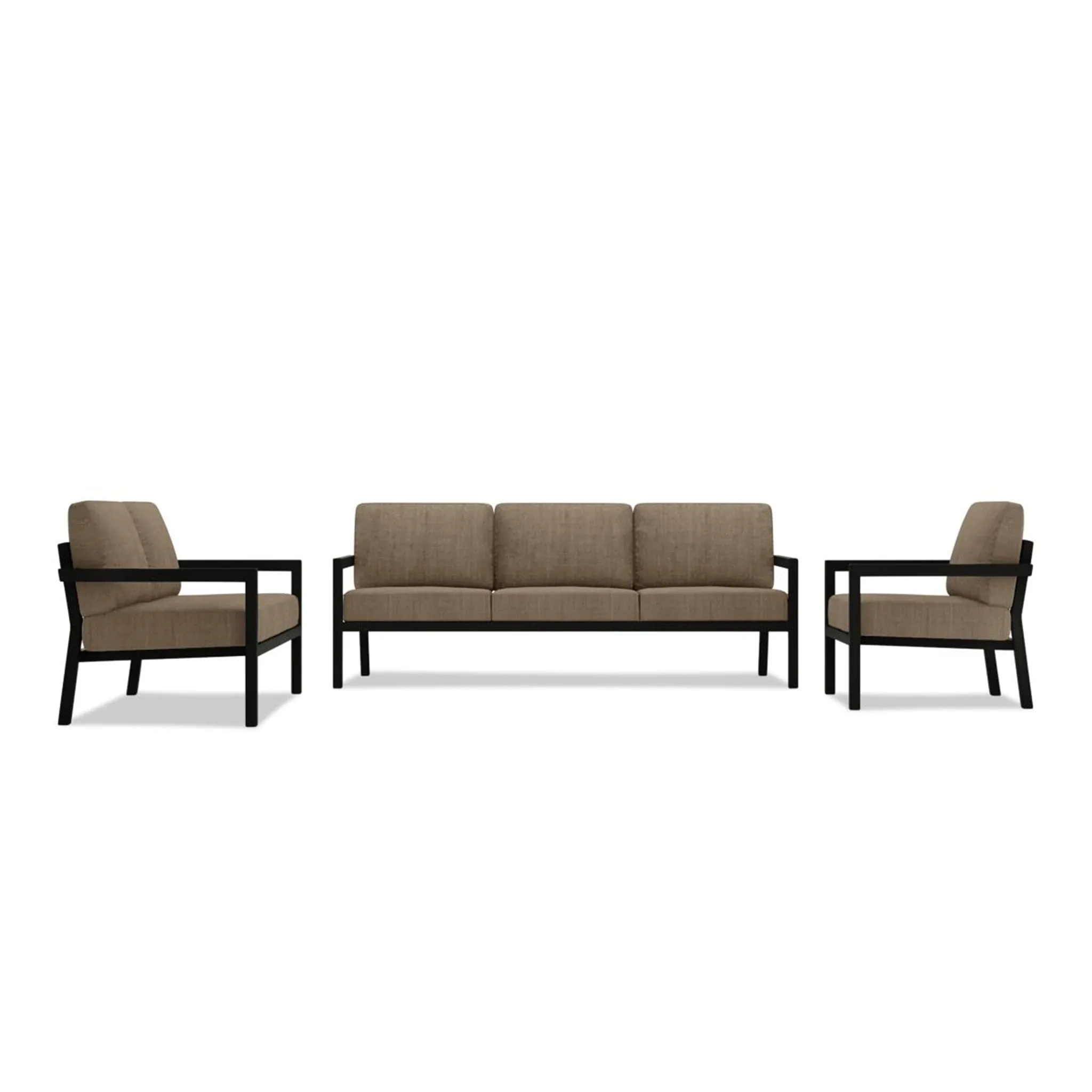 Pacifica 3 Piece Sofa Loveseat Set