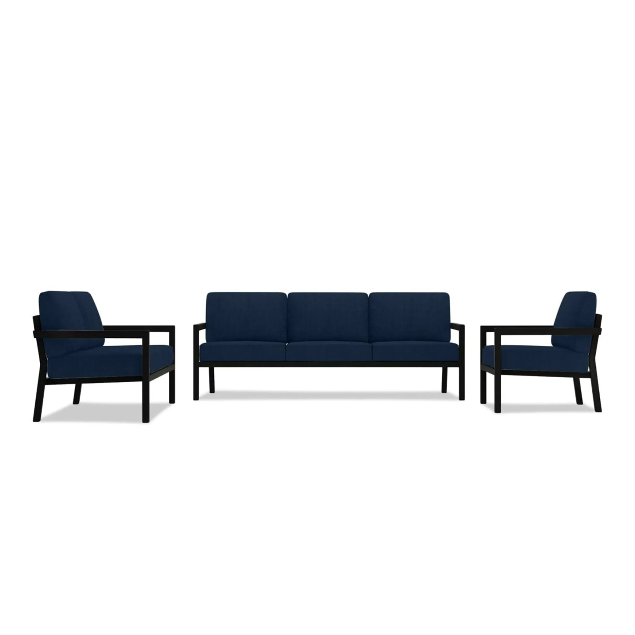 Pacifica 3 Piece Sofa Loveseat Set