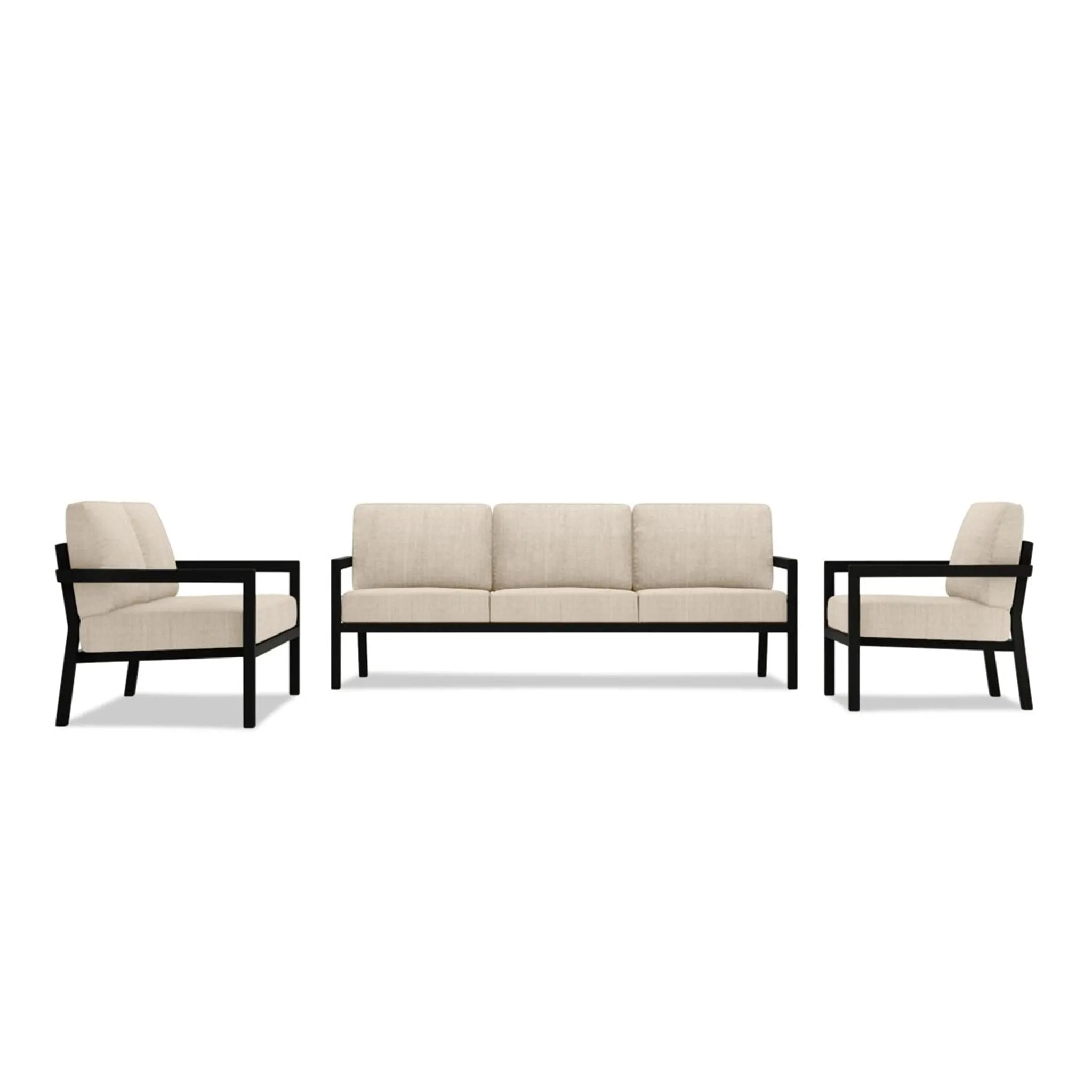 Pacifica 3 Piece Sofa Loveseat Set