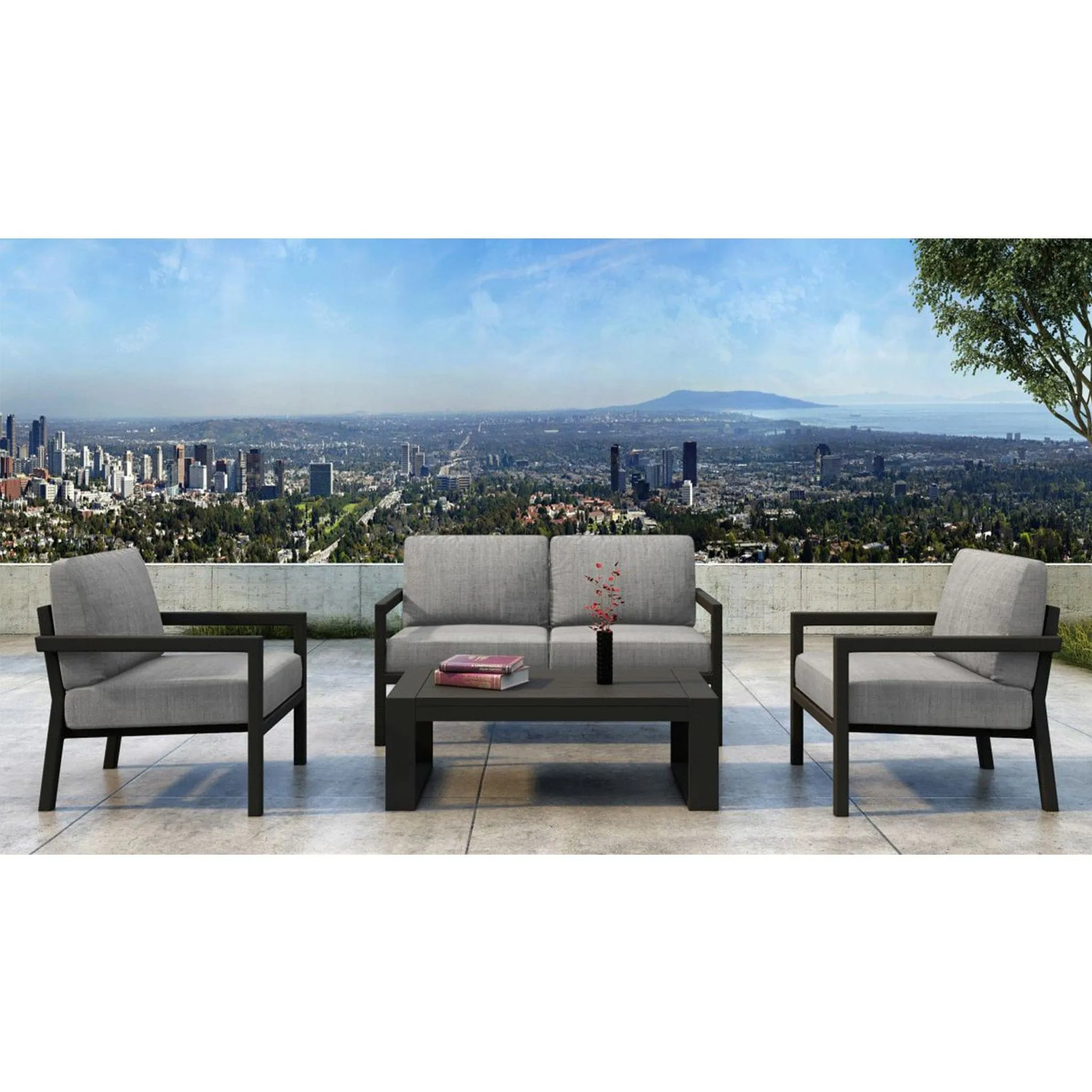 Pacifica 4 Piece Sofa Set