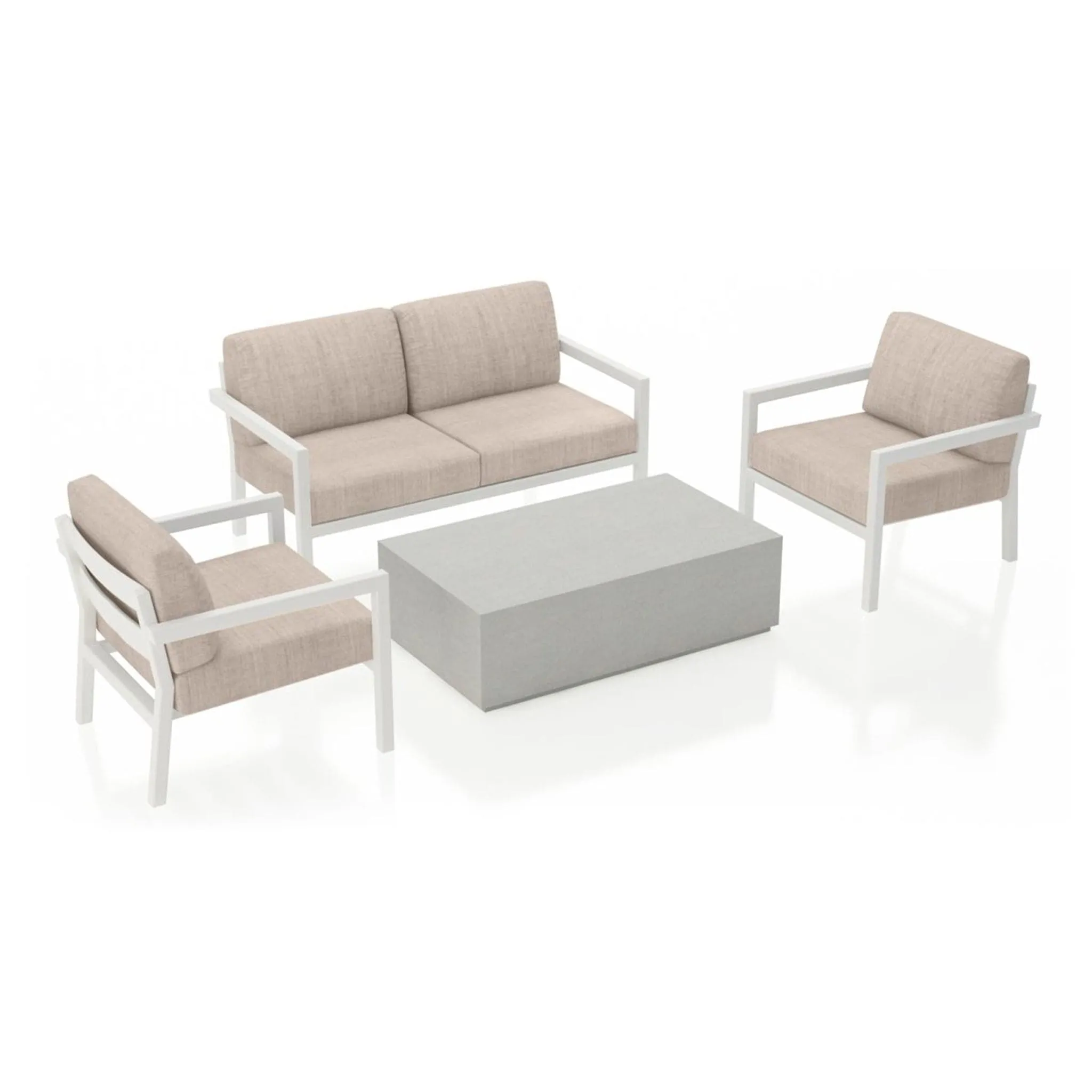 Pacifica Mason 4 Piece Sofa Set