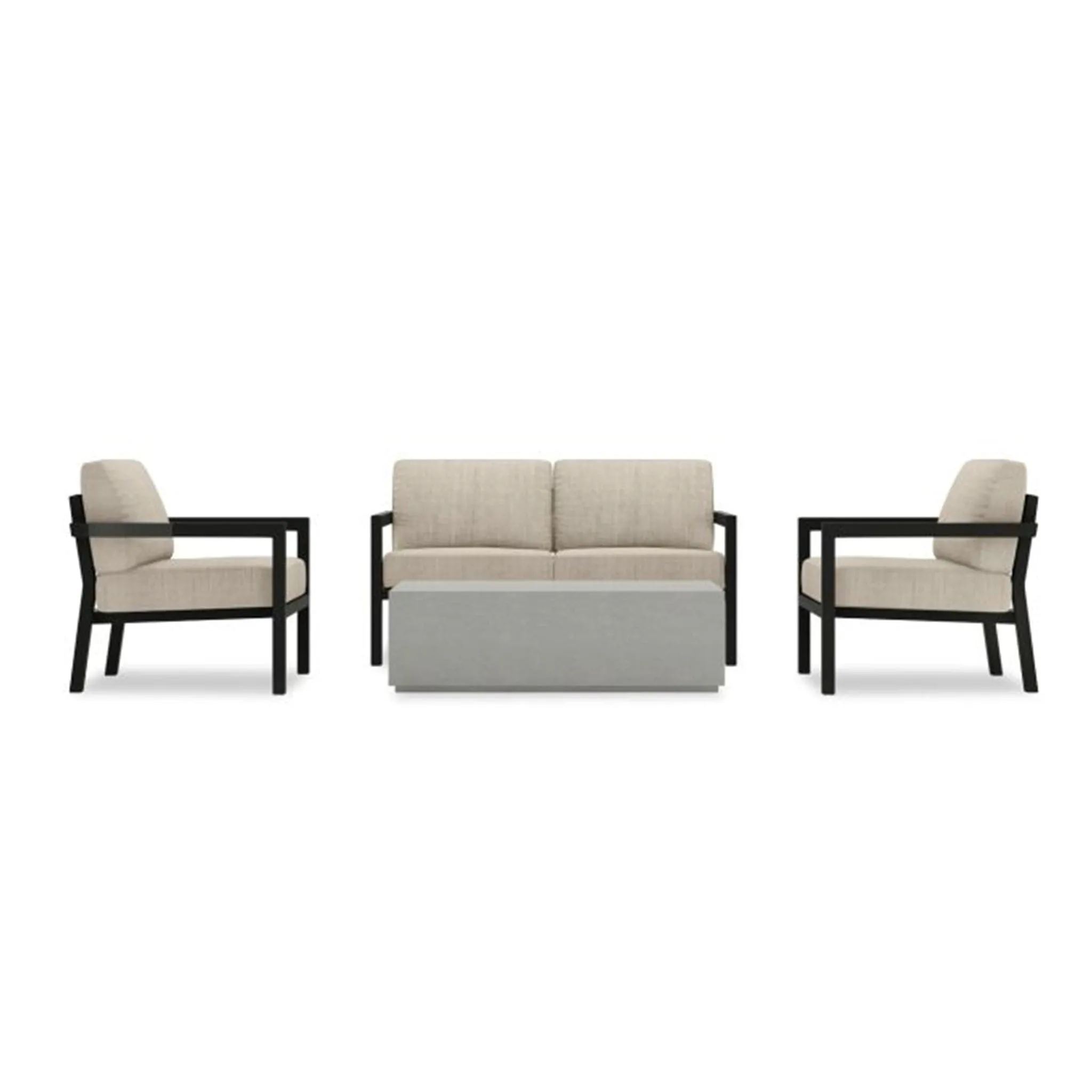 Pacifica Mason 4 Piece Sofa Set