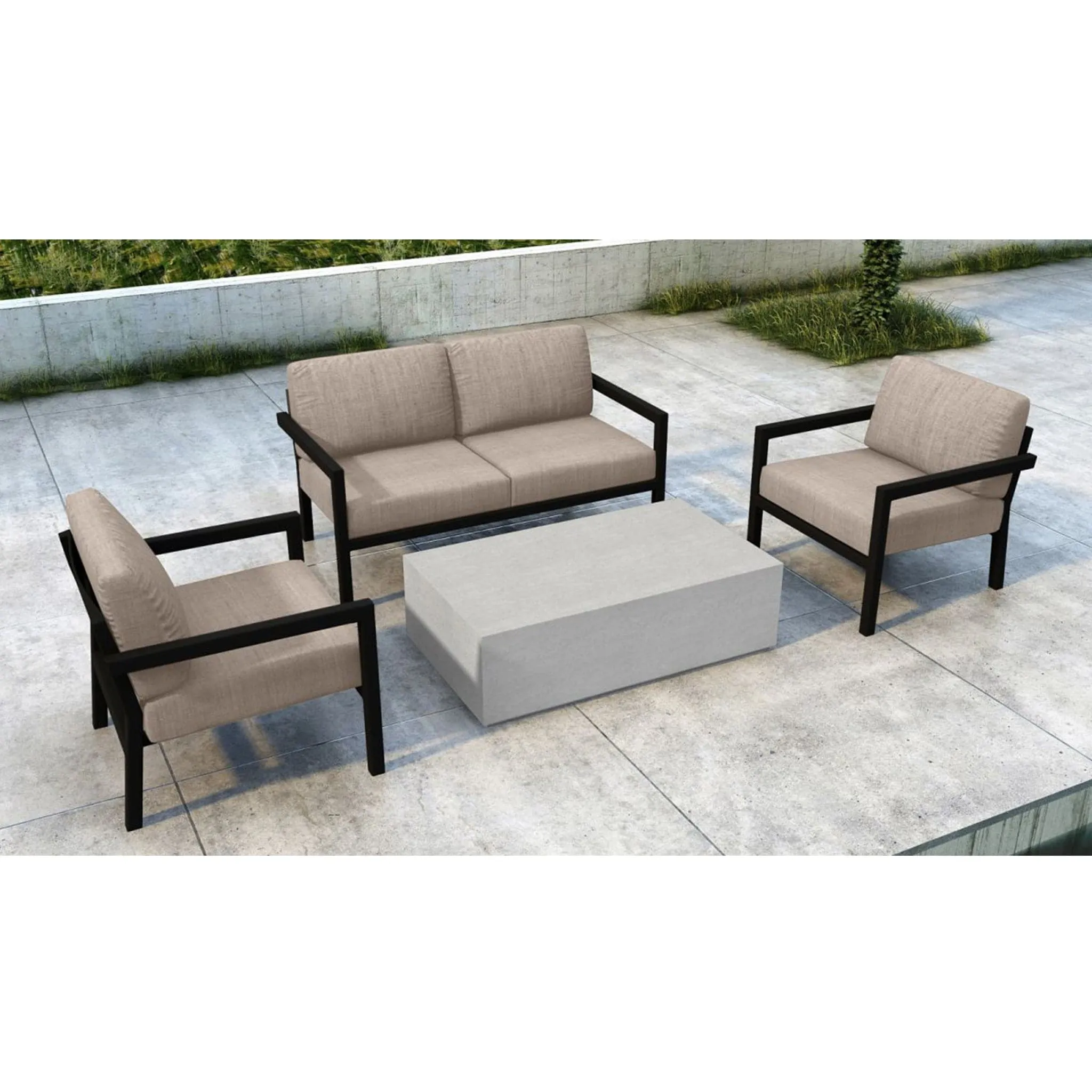 Pacifica Mason 4 Piece Sofa Set