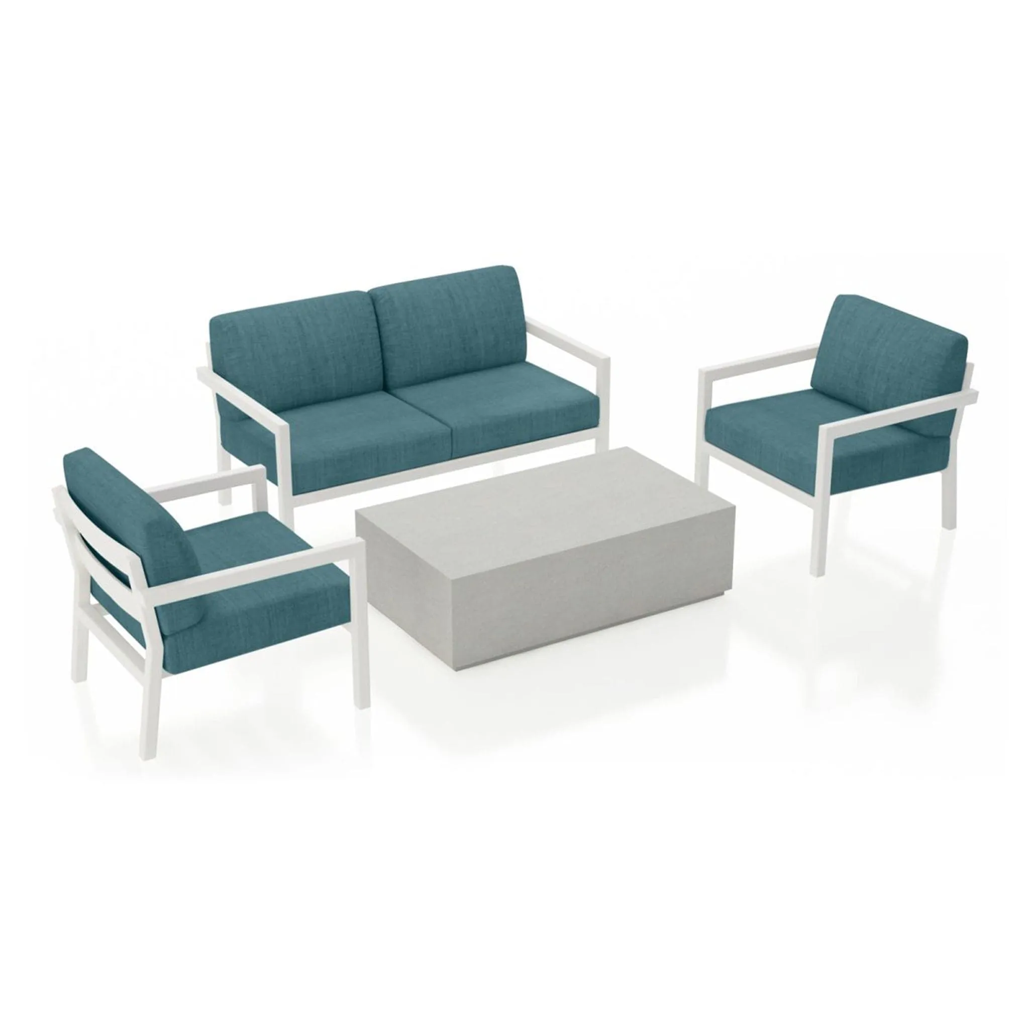 Pacifica Mason 4 Piece Sofa Set