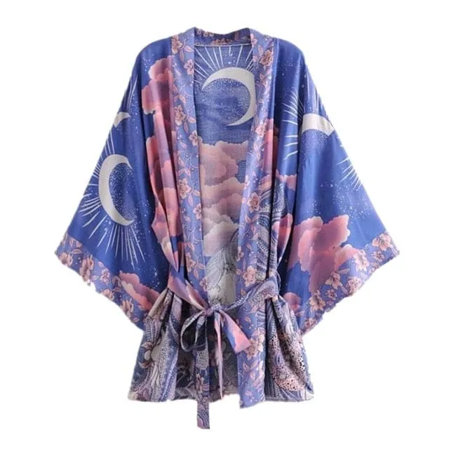 Pastel Moon Kimono