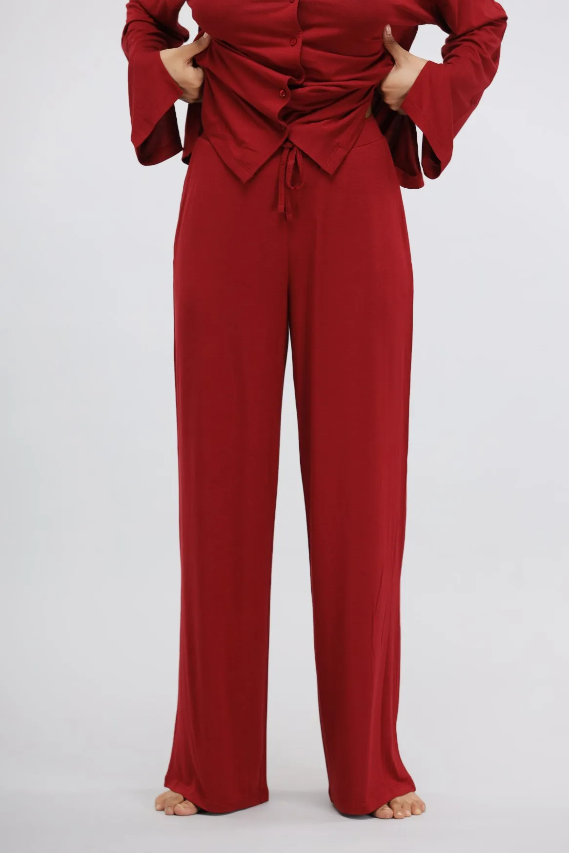 Rhubarb Modal Flared Lounge Pant