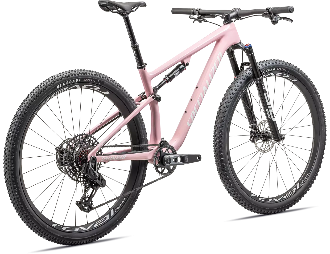 SPECIALIZED Epic Evo Pro LTD SRAM X0 AXS Mountain Bike  - Gloss Desert Rose / Metallic White Silver