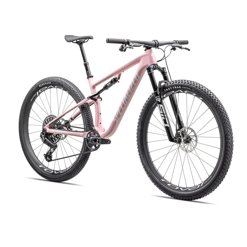 SPECIALIZED Epic Evo Pro LTD SRAM X0 AXS Mountain Bike  - Gloss Desert Rose / Metallic White Silver