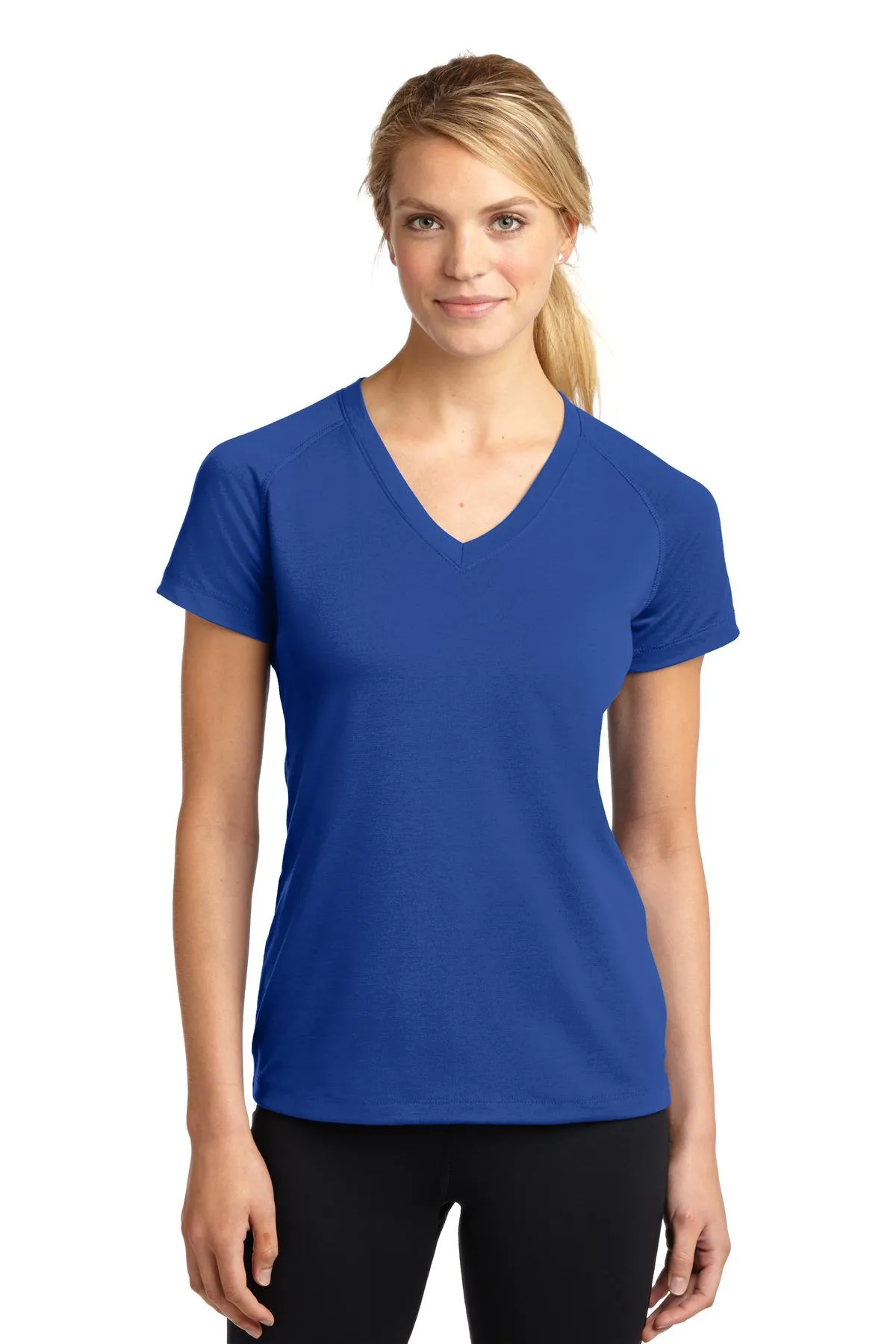 Sport-Tek® Ladies Ultimate Performance V-Neck. LST700