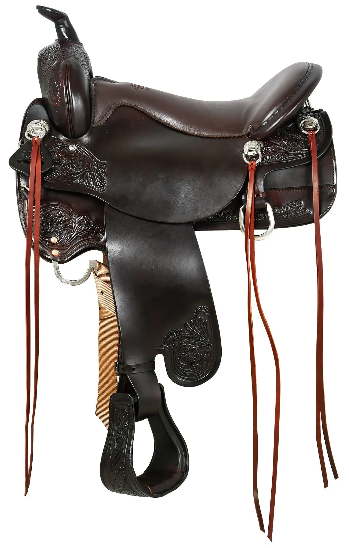 Tucker Custom Meadow Creek Trail Saddle, Medium, Brown