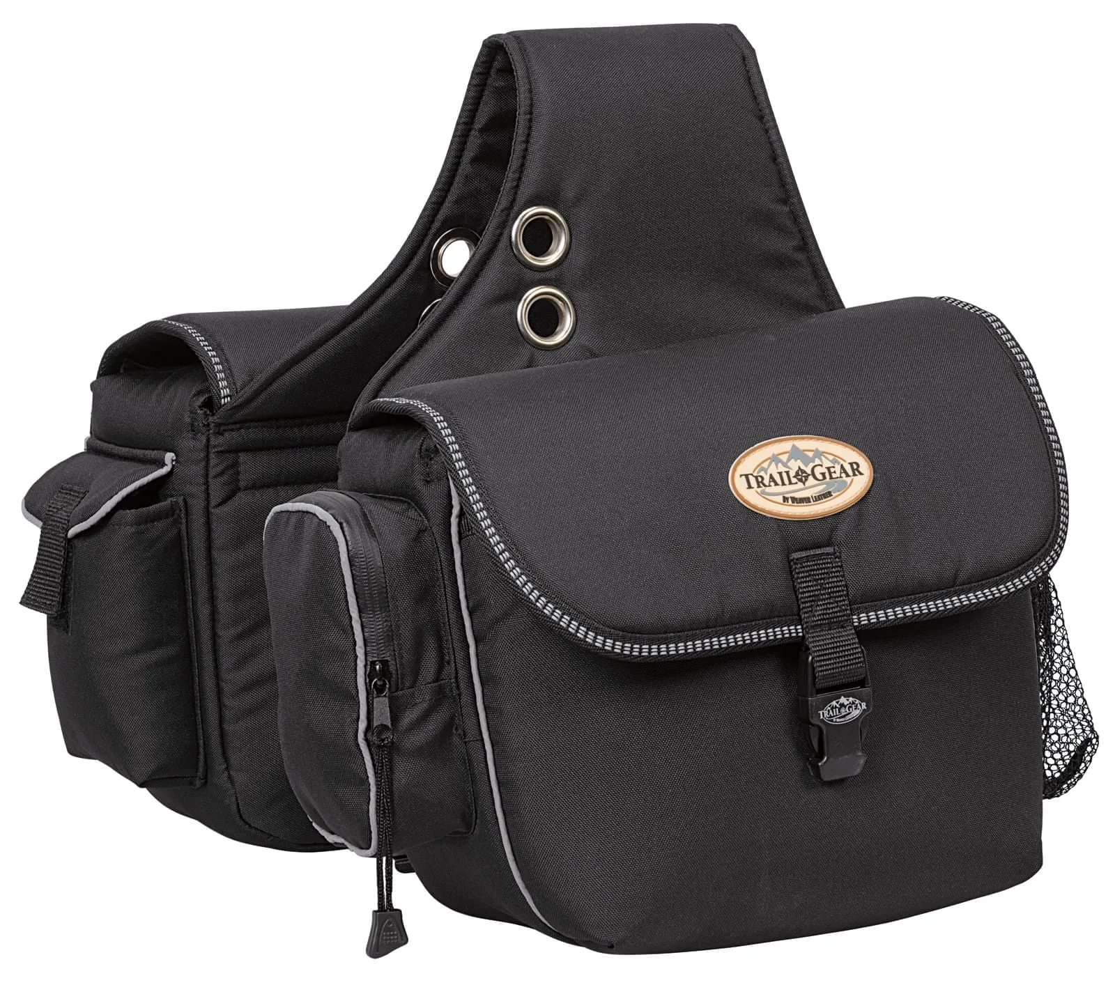 Weaver Leather Trail Gear Horse Saddle Bags, 600D