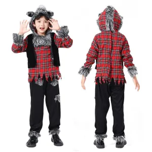 Werewolf Kid costume Halloween Child Cosplay Stage performance